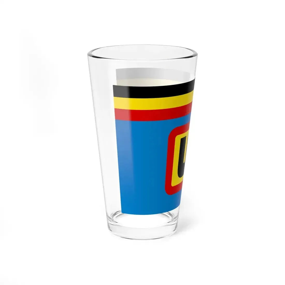 Flag of the Uganda Railways Corporation (Uganda) Pint Glass 16oz - Go Mug Yourself