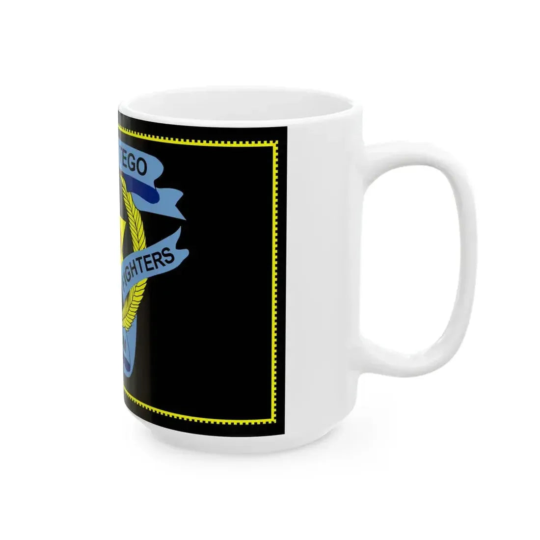 Flag of the Ulster Freedom Fighters (Ireland) White Coffee Mug - Go Mug Yourself
