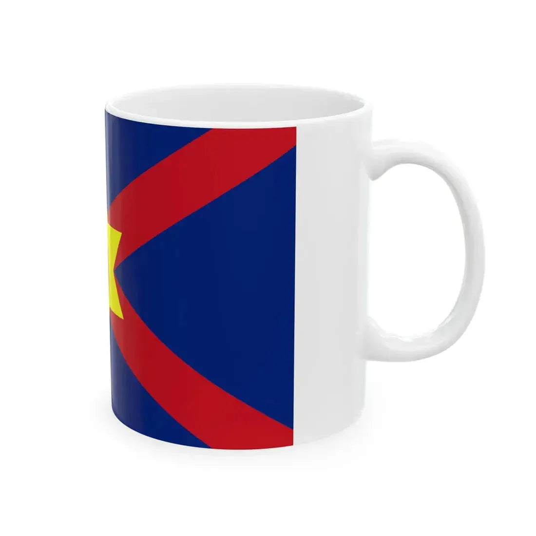Flag of the Ulster Nation thumb closed (Ireland) White Coffee Mug - Go Mug Yourself