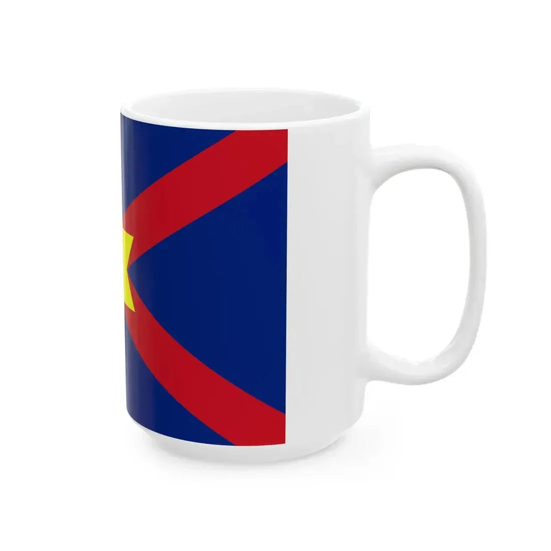 Flag of the Ulster Nation thumb closed (Ireland) White Coffee Mug - Go Mug Yourself