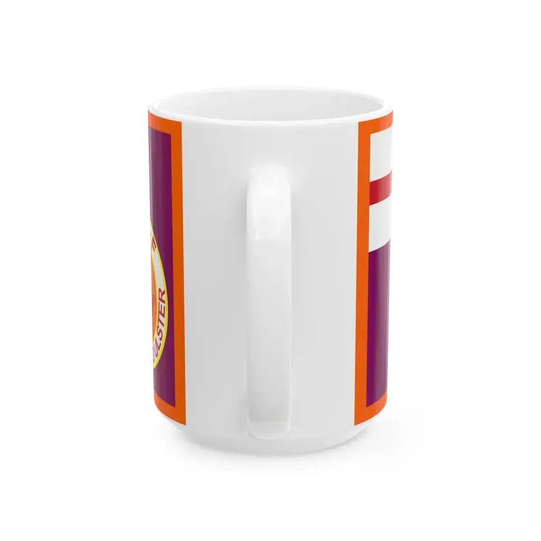 Flag of the Ulster Volunteer Force (Ireland) White Coffee Mug - Go Mug Yourself