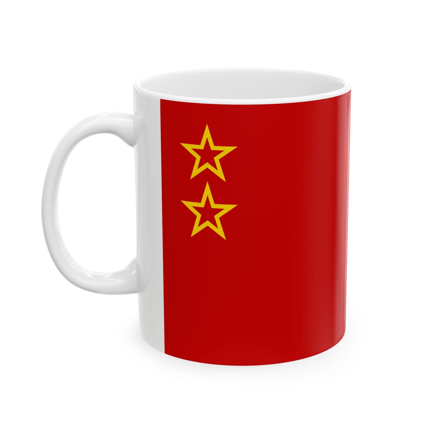 Flag of the Union State (Belarus) White Coffee Mug-Go Mug Yourself