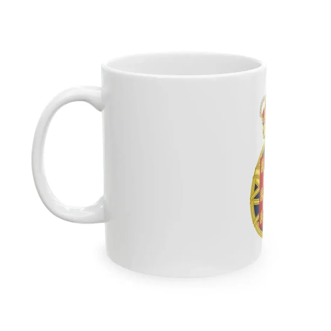 Flag of the United Kingdom of Portugal Brazil and the Algarves 1815-1825 (Portugal) White Coffee Mug - Go Mug Yourself