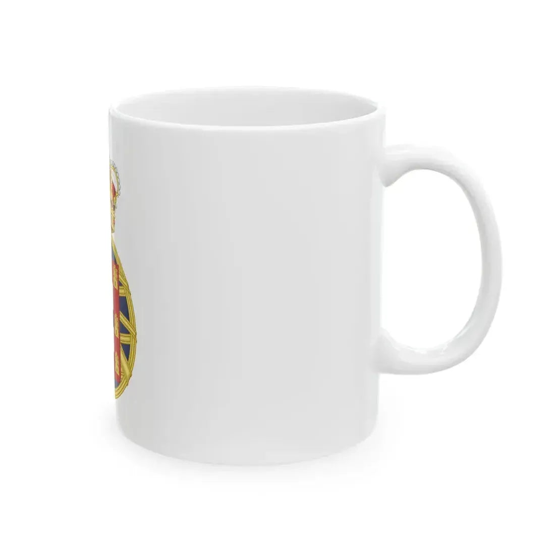 Flag of the United Kingdom of Portugal Brazil and the Algarves 1815-1825 (Portugal) White Coffee Mug - Go Mug Yourself