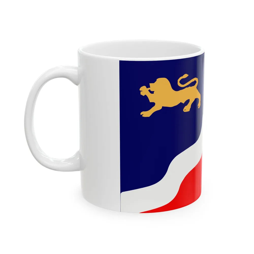 Flag of the United Republic of Kivu (Congo) White Coffee Mug - Go Mug Yourself