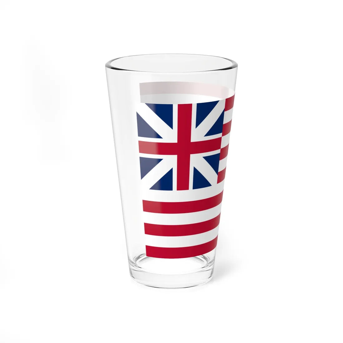 Flag of the United States 1776-1777 (United States) Pint Glass 16oz - Go Mug Yourself