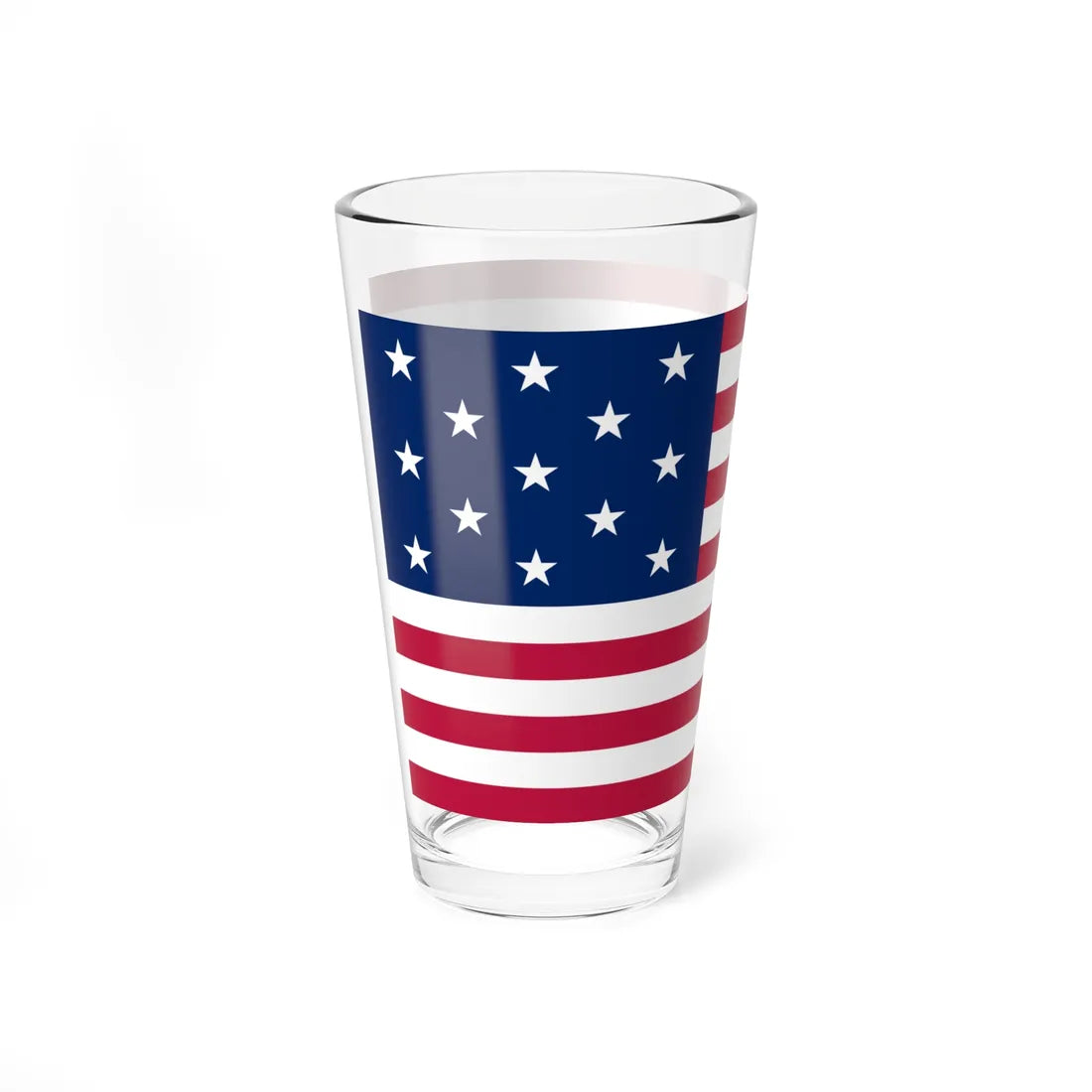 Flag of the United States 1777-1795 (United States) Pint Glass 16oz - Go Mug Yourself