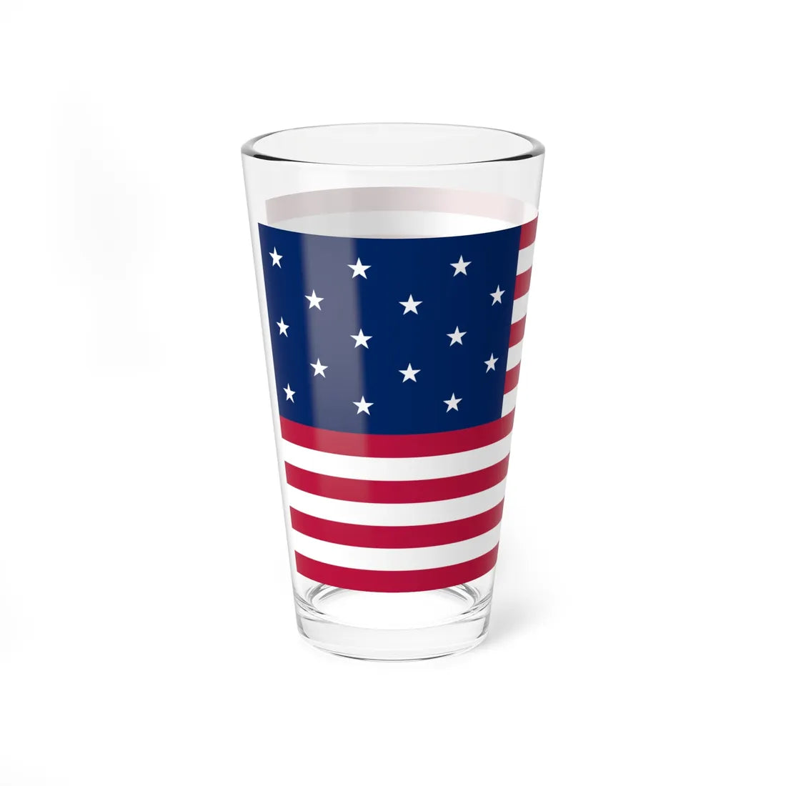 Flag of the United States 1795-1818 (United States) Pint Glass 16oz - Go Mug Yourself