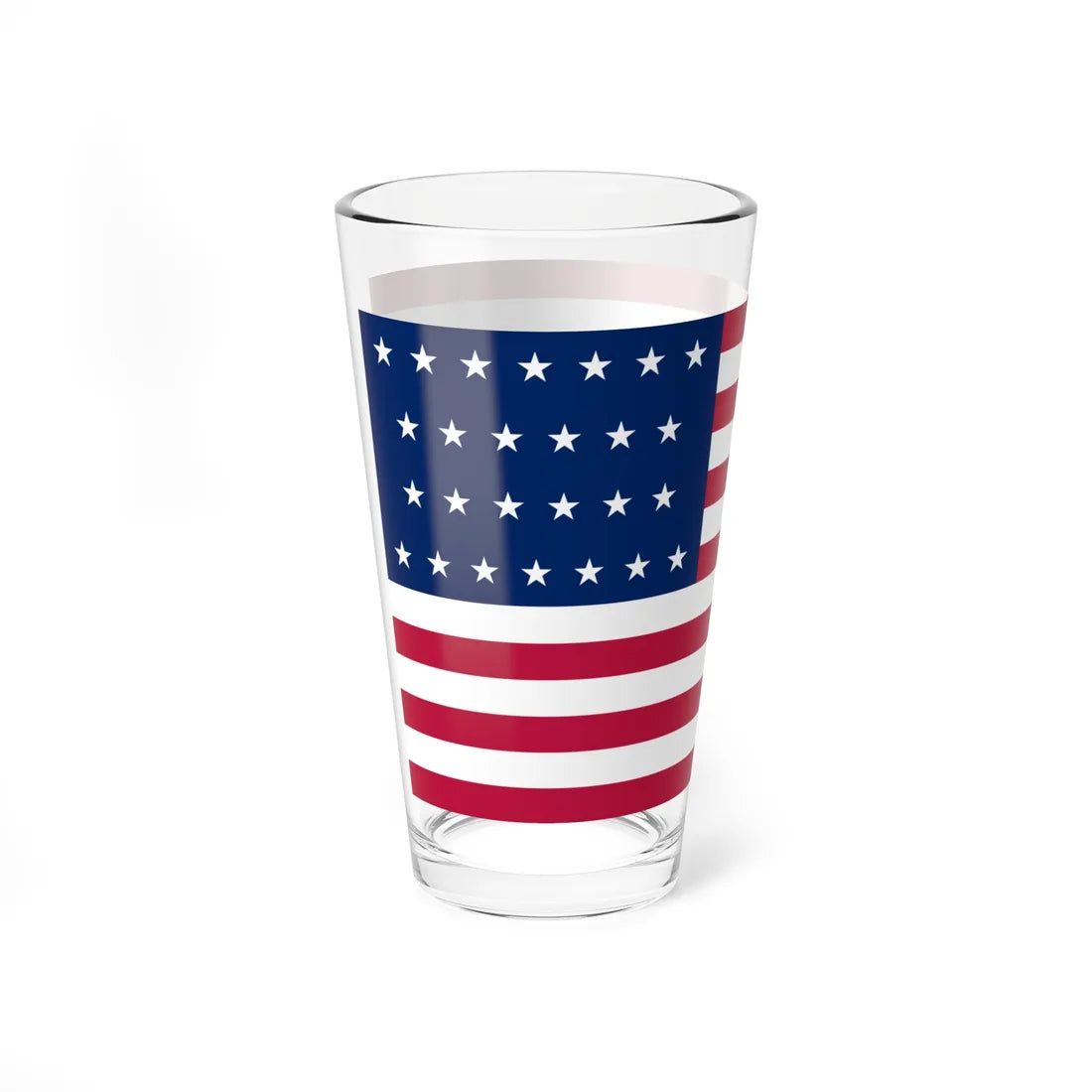 Flag of the United States 1837-1845 (United States) Pint Glass 16oz - Go Mug Yourself