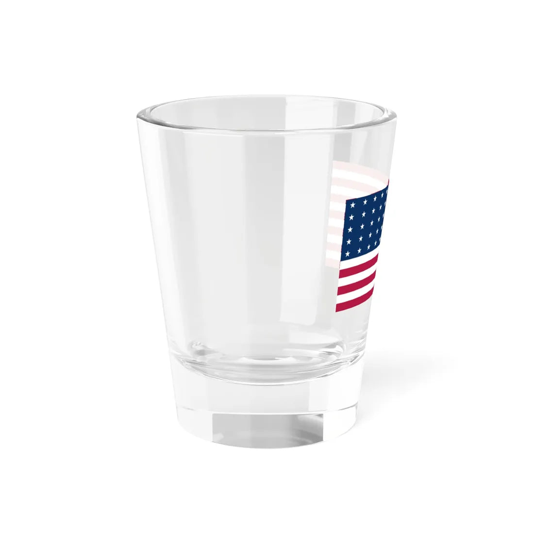 Flag of the United States 25 stars linear pattern (United States) Shot Glass 1.5oz - Go Mug Yourself
