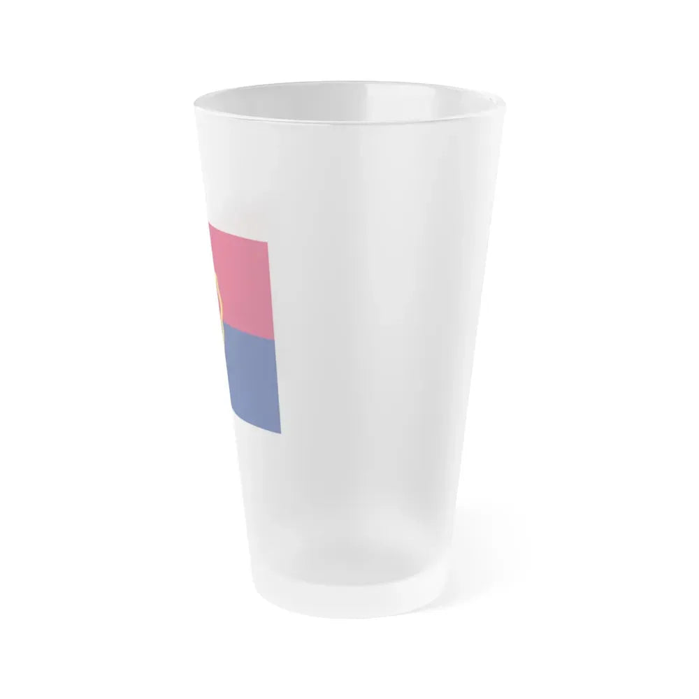 Flag of the United States 25th Infantry Division (U.S. Army) Frosted Pint Glass 16oz - Go Mug Yourself