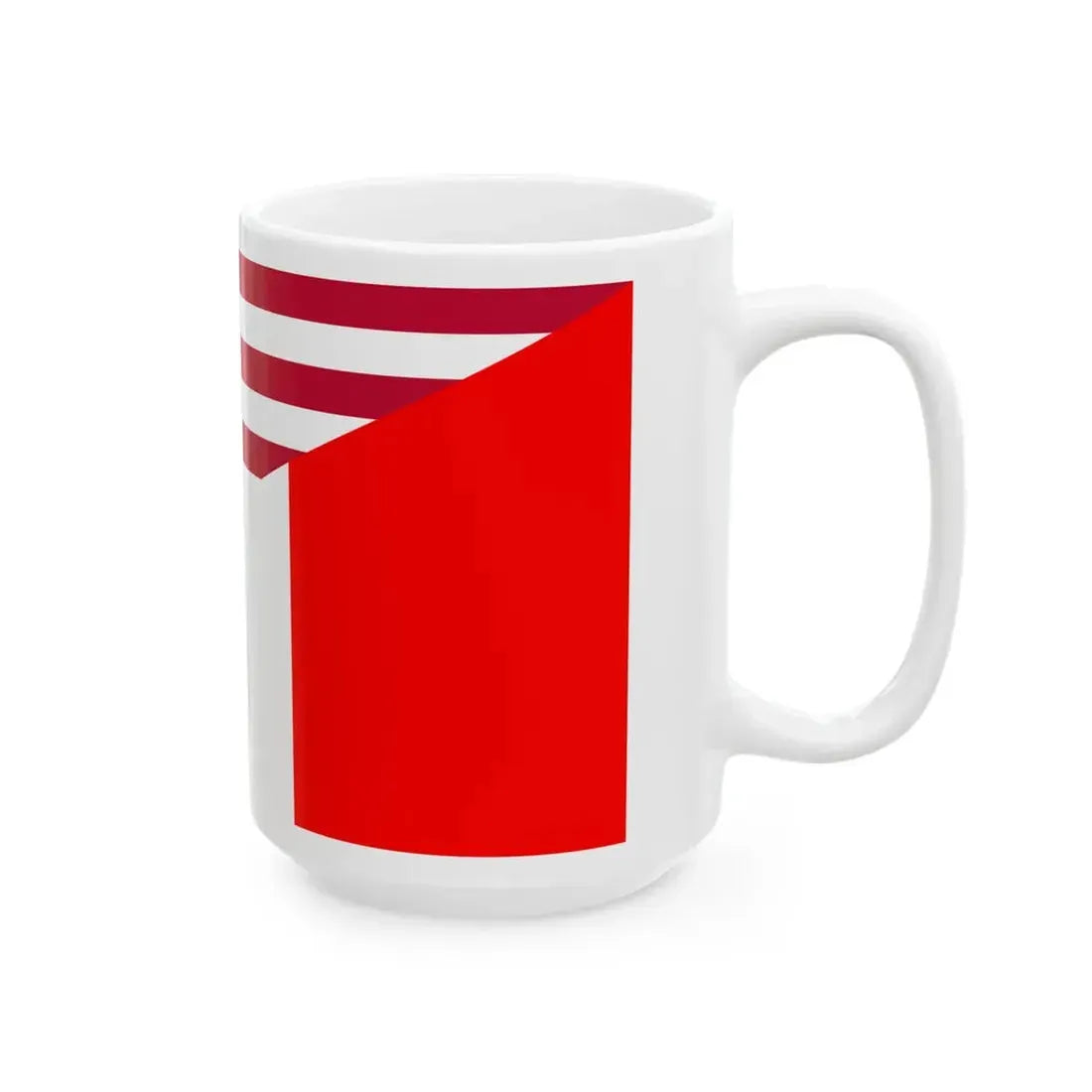 Flag of the United States and France (France) White Coffee Mug - Go Mug Yourself