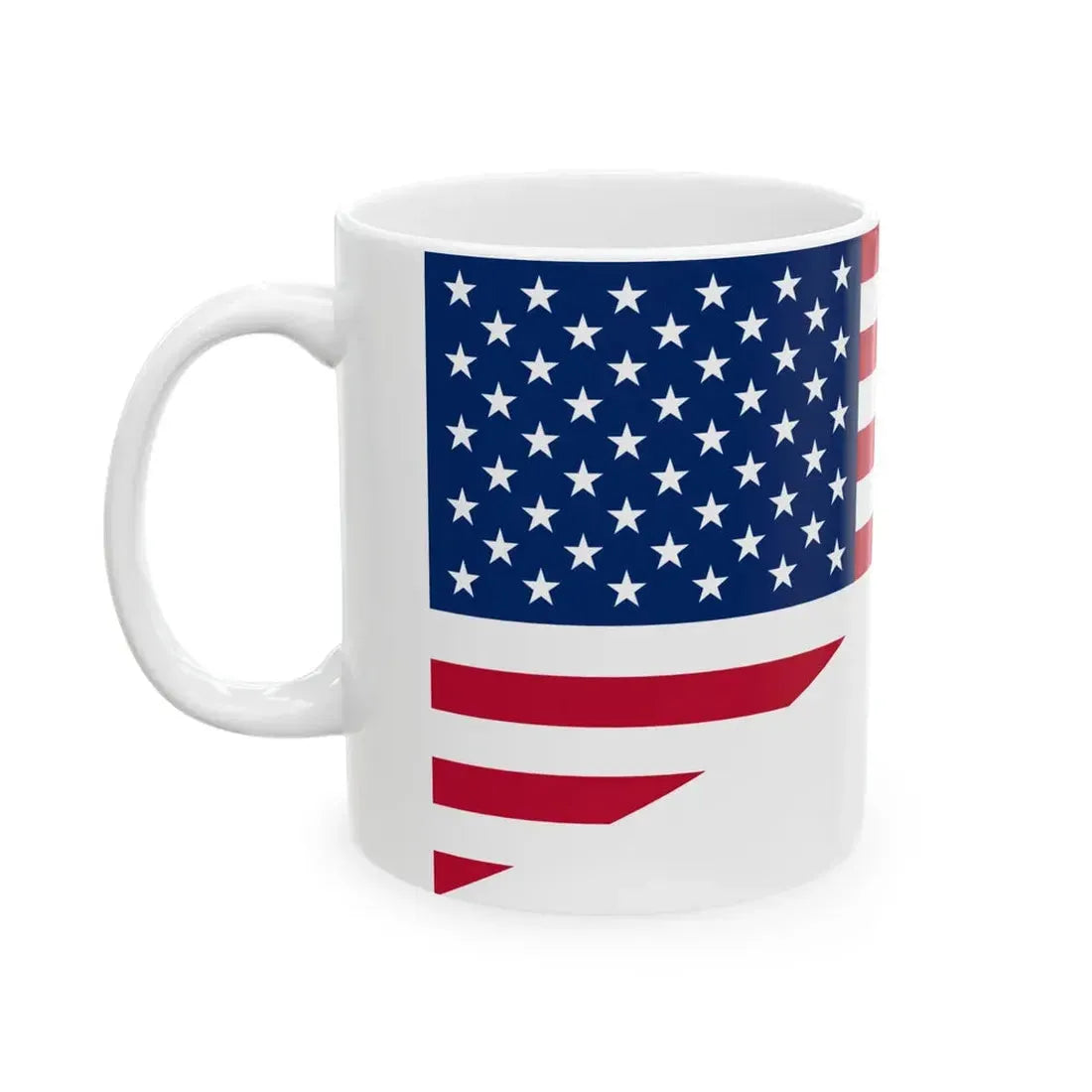 Flag of the United States and Indonesia (Indonesia) White Coffee Mug - Go Mug Yourself