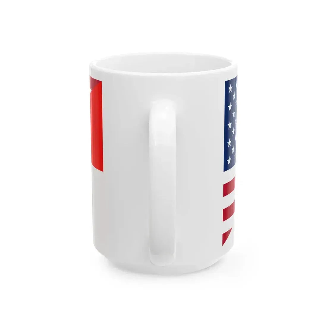 Flag of the United States and Indonesia (Indonesia) White Coffee Mug - Go Mug Yourself