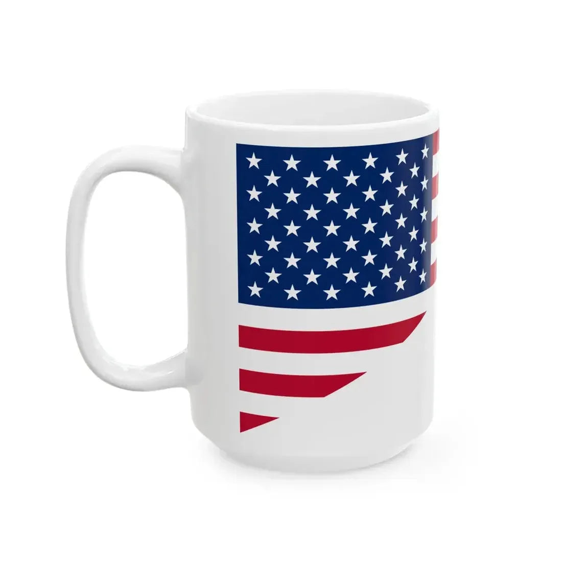 Flag of the United States and Indonesia (Indonesia) White Coffee Mug - Go Mug Yourself