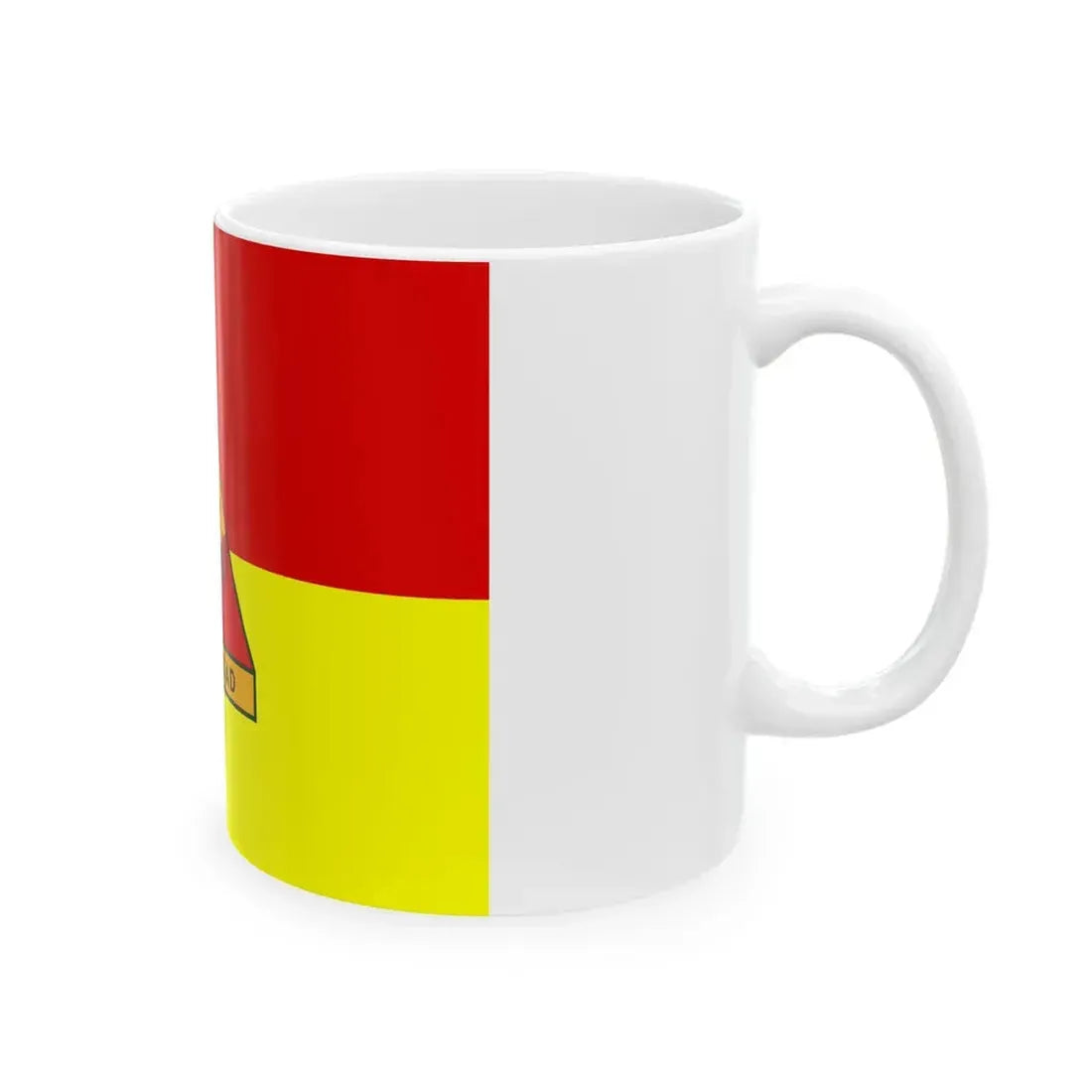 Flag of the United States Army 3rd Armored Division (United States) White Coffee Mug - Go Mug Yourself