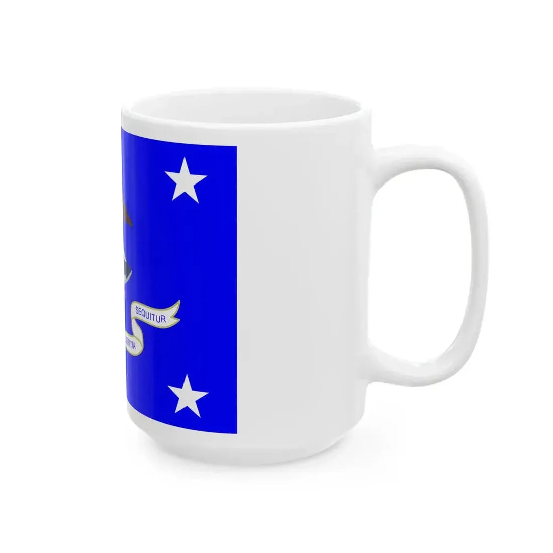 Flag of the United States Attorney General (United States) White Coffee Mug - Go Mug Yourself