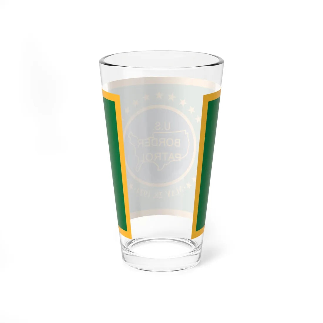 Flag of the United States Border Patrol (United States) Pint Glass 16oz - Go Mug Yourself