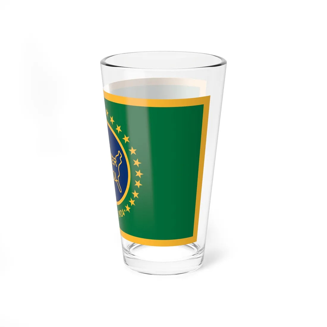 Flag of the United States Border Patrol (United States) Pint Glass 16oz - Go Mug Yourself