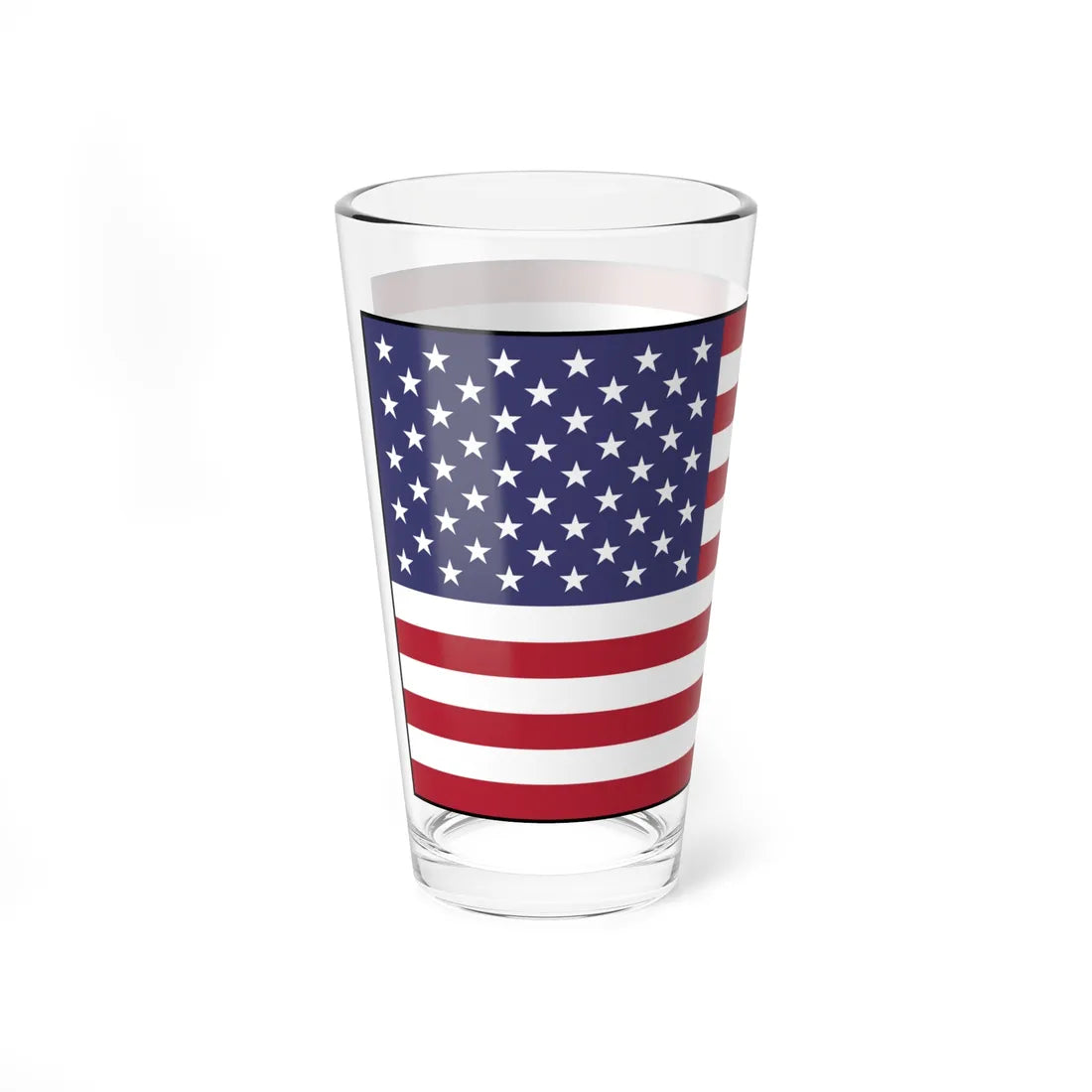 Flag of the United States bordered (United States) Pint Glass 16oz - Go Mug Yourself