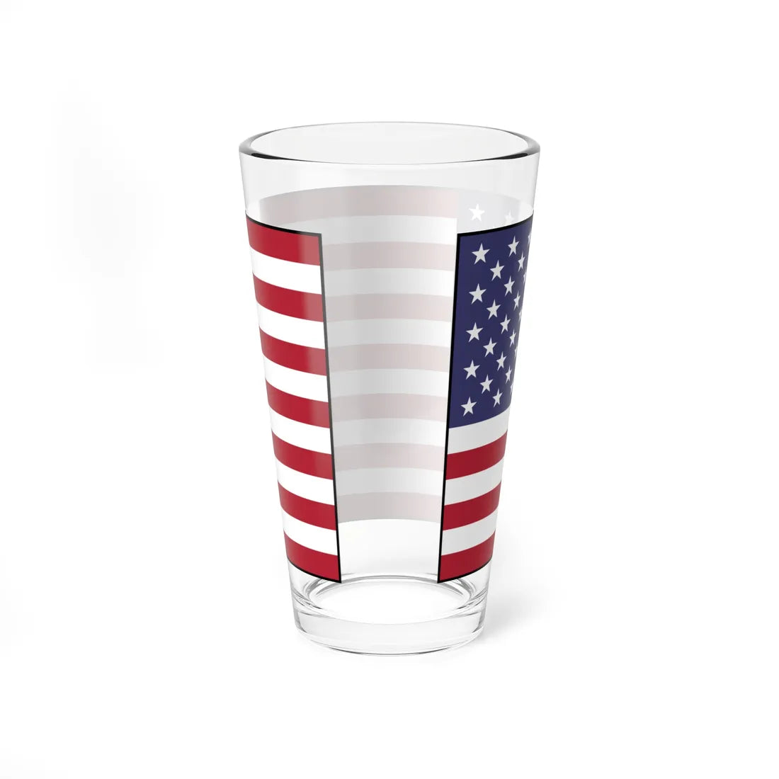 Flag of the United States bordered (United States) Pint Glass 16oz - Go Mug Yourself