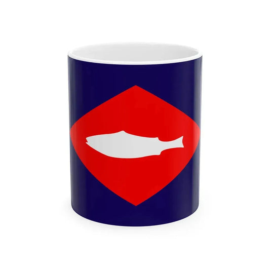 Flag of the United States Bureau of Fisheries (United States) White Coffee Mug 11oz - Go Mug Yourself