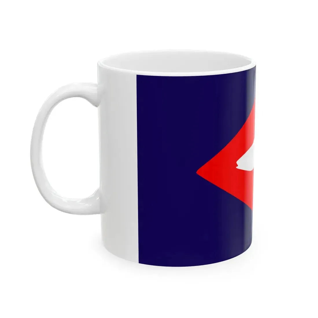 Flag of the United States Bureau of Fisheries (United States) White Coffee Mug - Go Mug Yourself