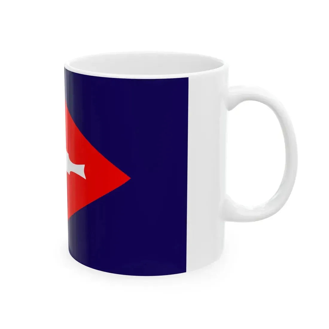 Flag of the United States Bureau of Fisheries (United States) White Coffee Mug - Go Mug Yourself