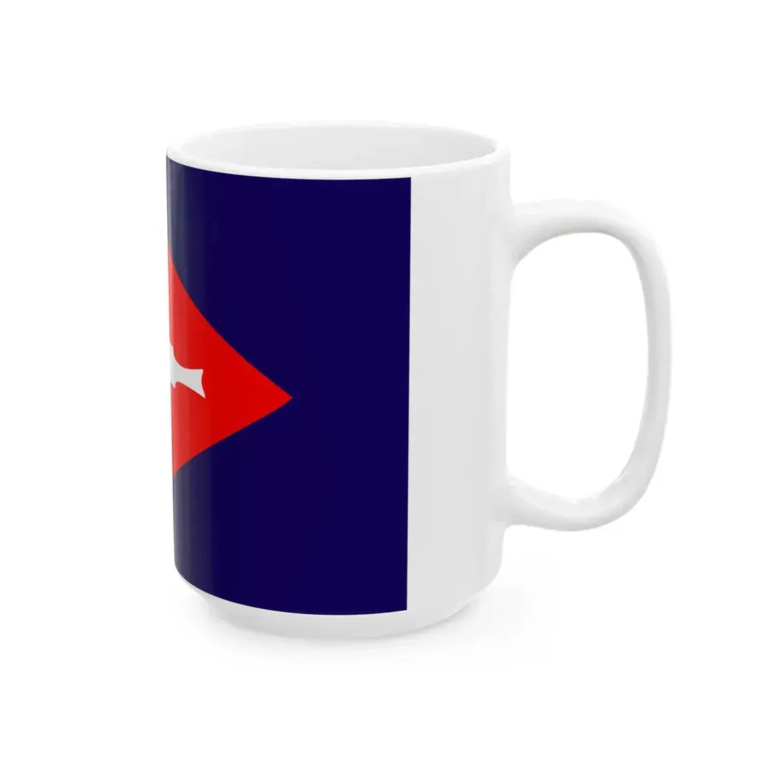 Flag of the United States Bureau of Fisheries (United States) White Coffee Mug - Go Mug Yourself
