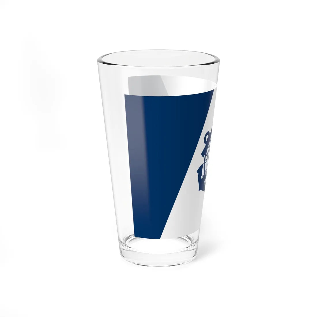 Flag of the United States Coast Guard Auxiliary (United States) Pint Glass 16oz - Go Mug Yourself