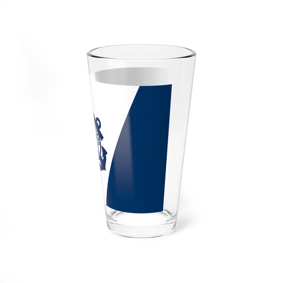 Flag of the United States Coast Guard Auxiliary (United States) Pint Glass 16oz - Go Mug Yourself