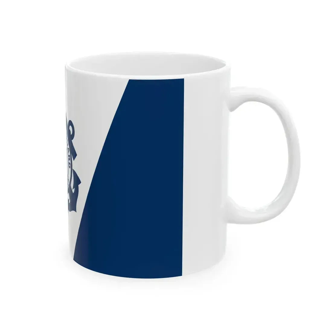 Flag of the United States Coast Guard Auxiliary (United States) White Coffee Mug - Go Mug Yourself