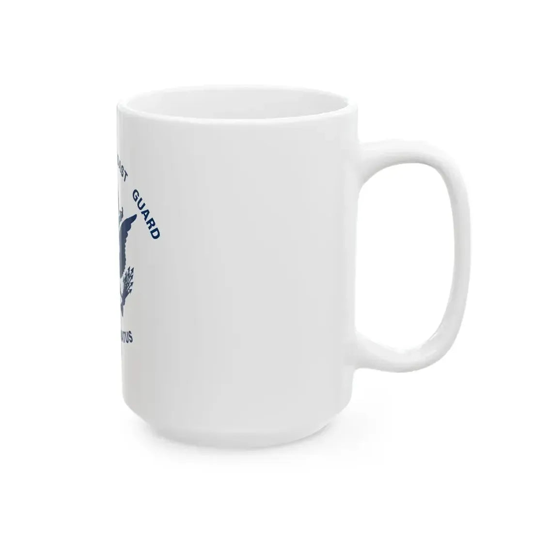 Flag of the United States Coast Guard (United States) White Coffee Mug - Go Mug Yourself