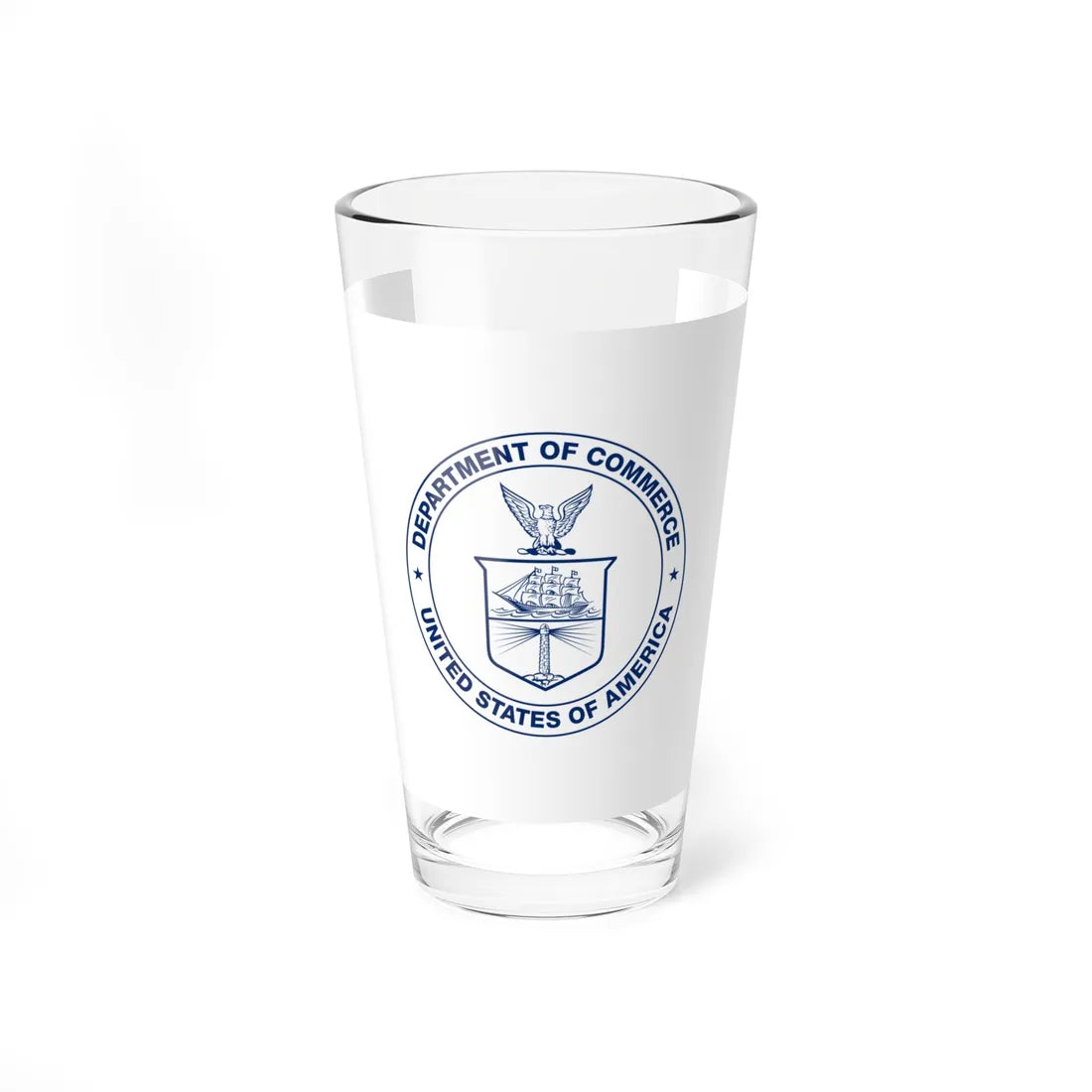 Flag of the United States Department of Commerce (United States) Pint Glass 16oz 16oz - Go Mug Yourself