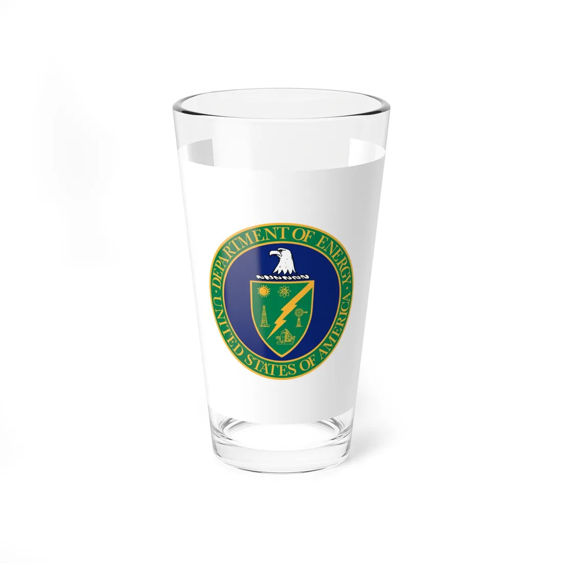 Flag of the United States Department of Energy (United States) Pint Glass 16oz 16oz - Go Mug Yourself