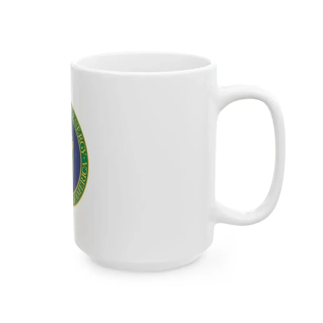Flag of the United States Department of Energy (United States) White Coffee Mug - Go Mug Yourself