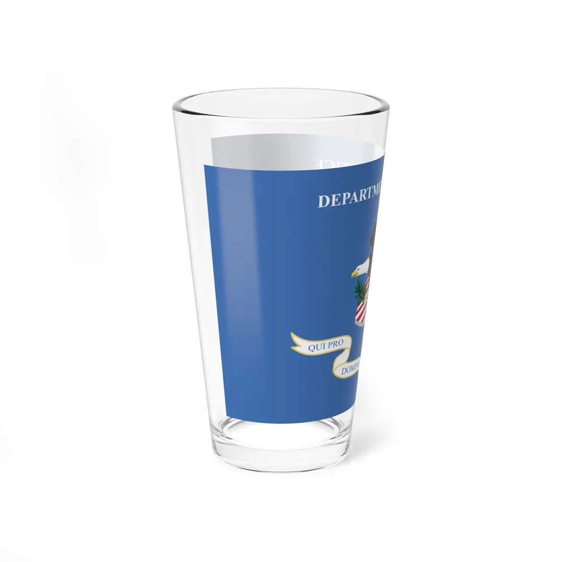 Flag of the United States Department of Justice (United States) Pint Glass 16oz - Go Mug Yourself