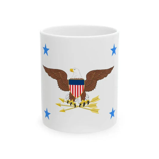 Flag of the United States Deputy Secretary of Defense (United States) White Coffee Mug 11oz - Go Mug Yourself