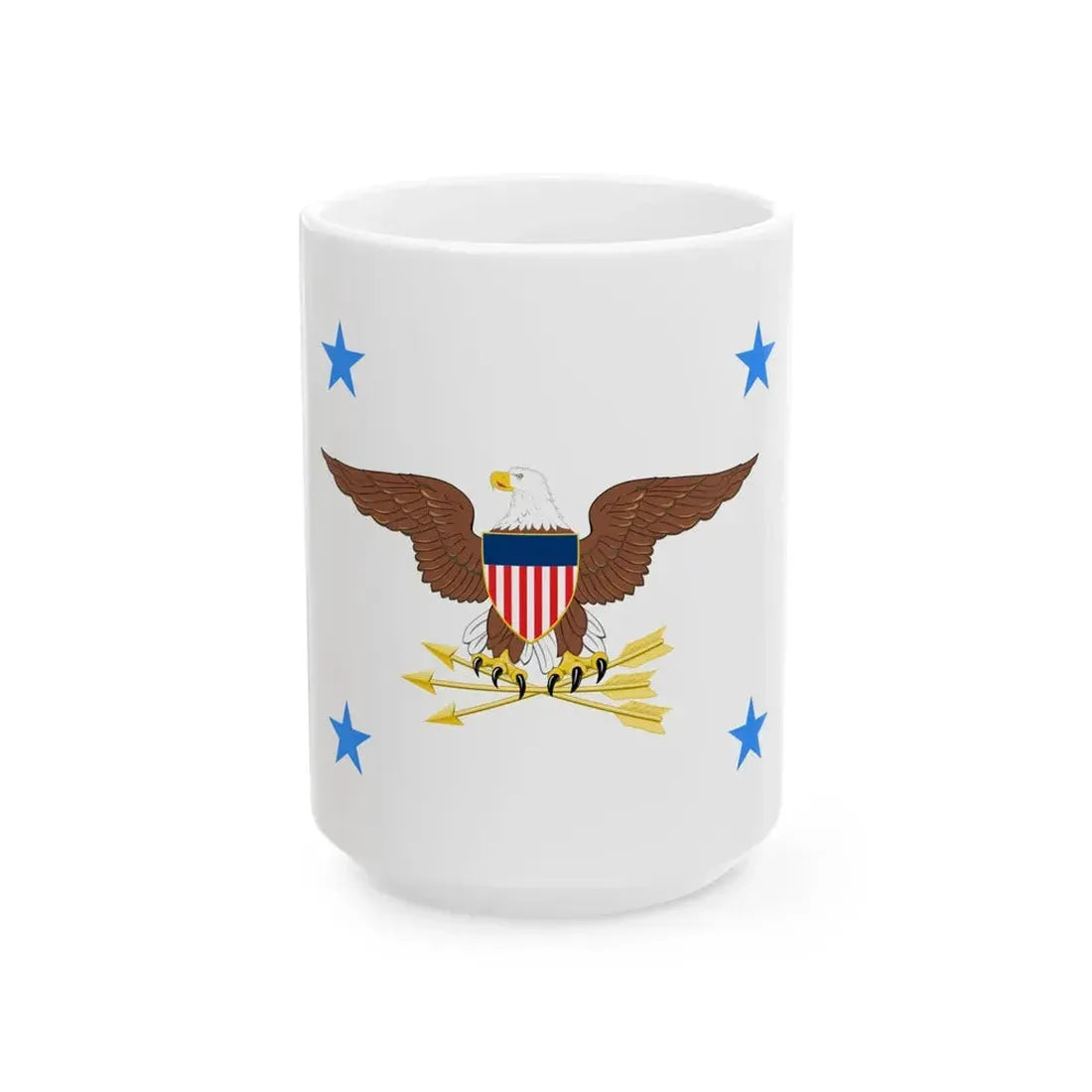 Flag of the United States Deputy Secretary of Defense (United States) White Coffee Mug 15oz - Go Mug Yourself