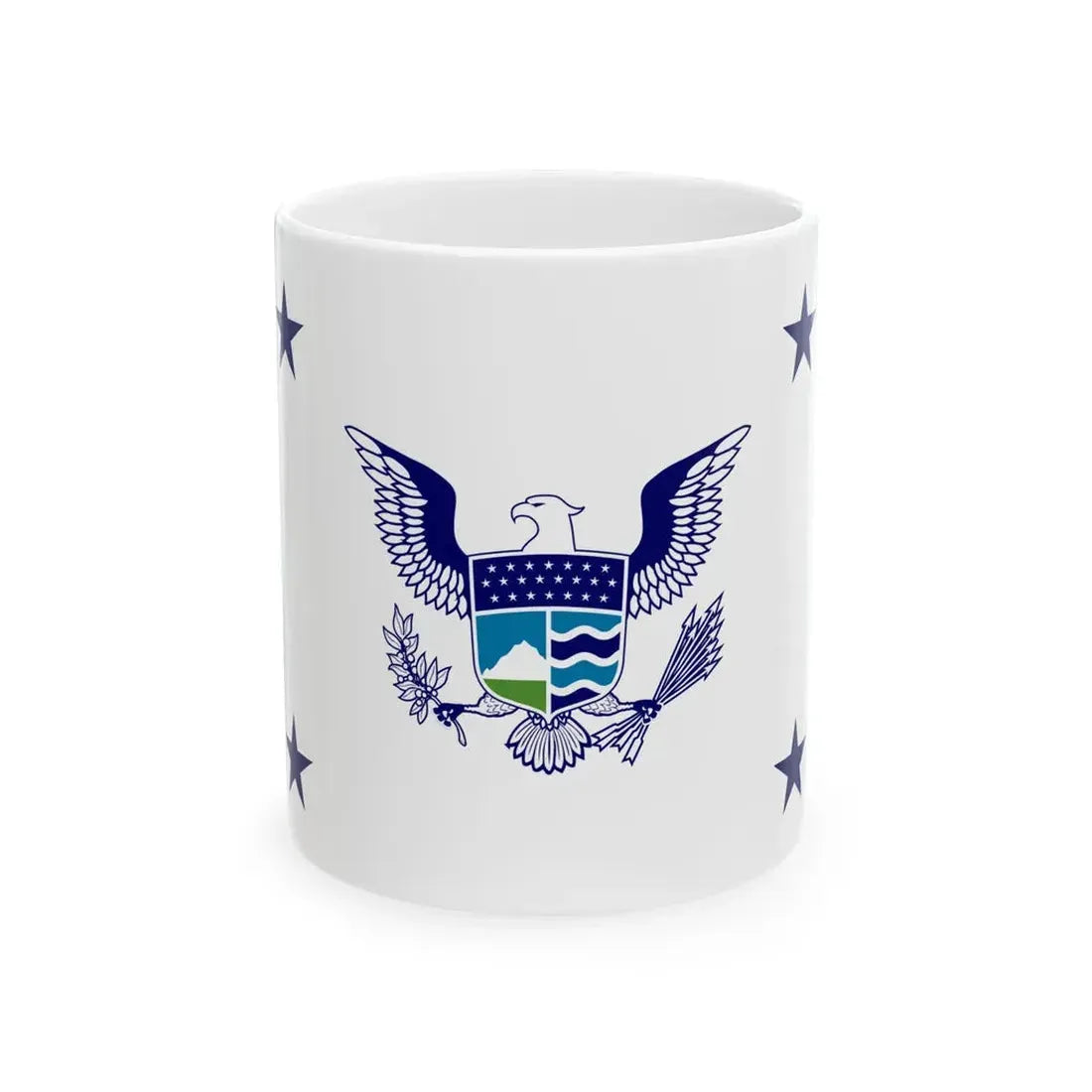 Flag of the United States Deputy Secretary of Homeland Security (United States) White Coffee Mug 11oz - Go Mug Yourself