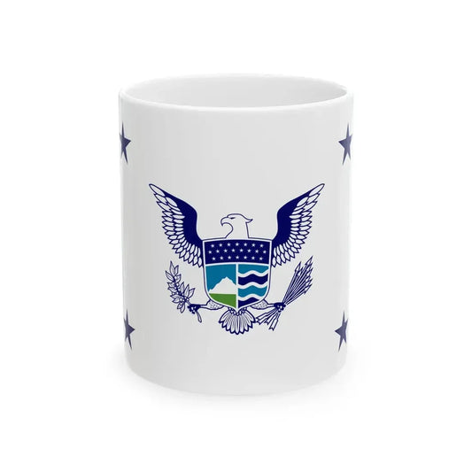 Flag of the United States Deputy Secretary of Homeland Security (United States) White Coffee Mug 11oz - Go Mug Yourself
