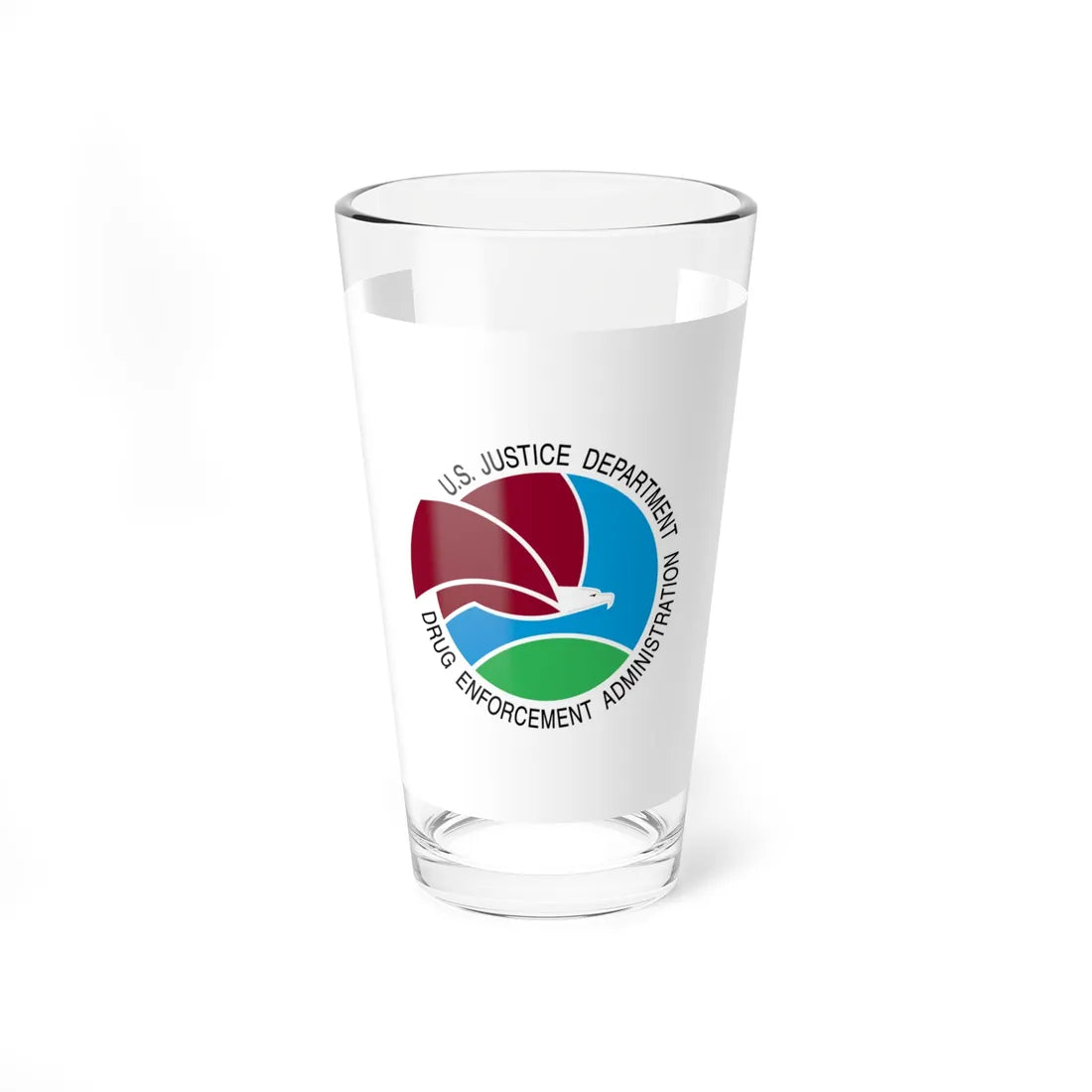 Flag of the United States Drug Enforcement Administration (United States) Pint Glass 16oz 16oz - Go Mug Yourself