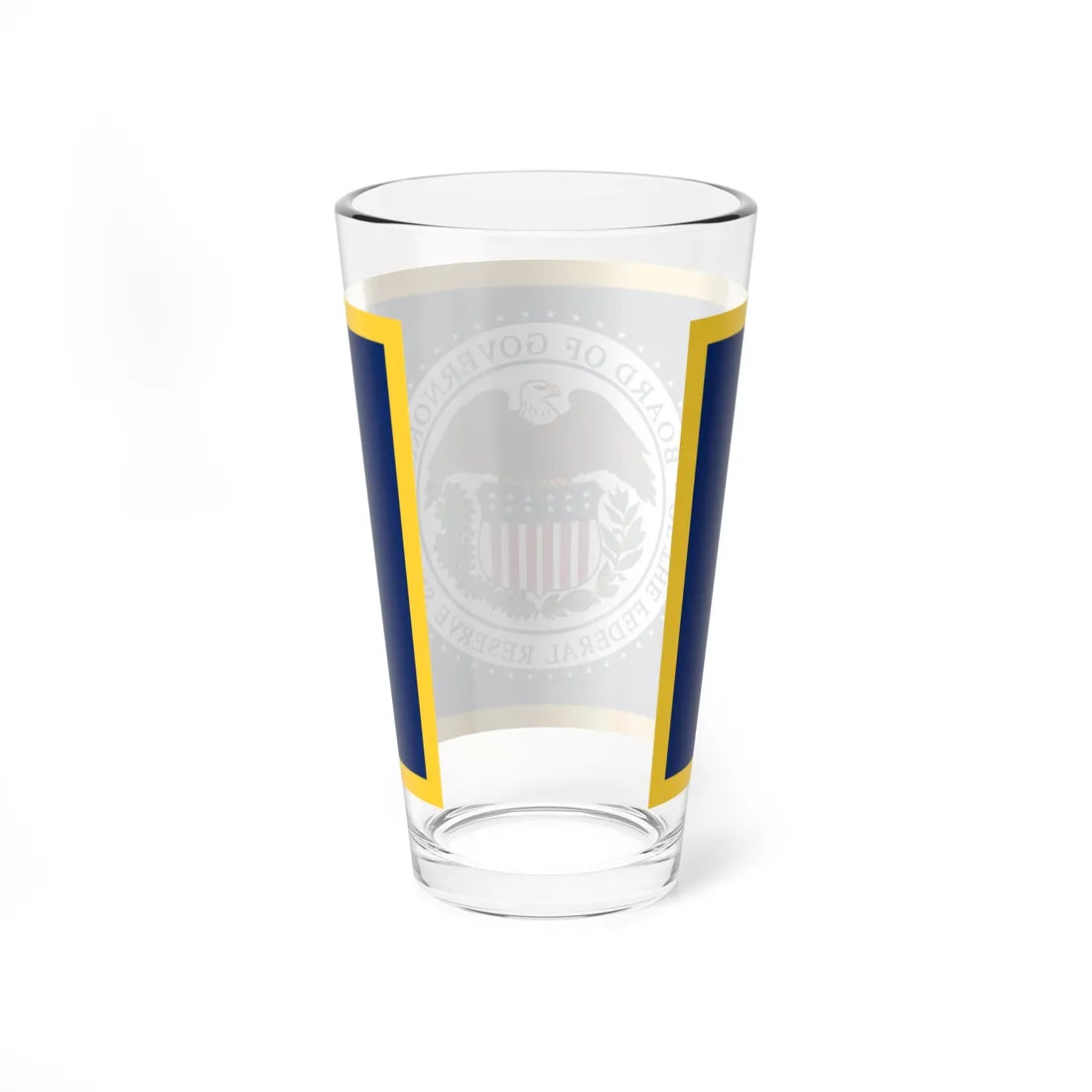 Flag of the United States Federal Reserve (United States) Pint Glass 16oz - Go Mug Yourself