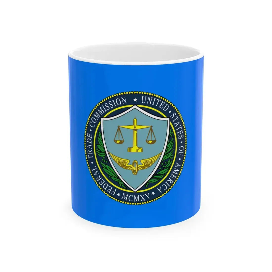 Flag of the United States Federal Trade Commission (United States) White Coffee Mug 11oz - Go Mug Yourself