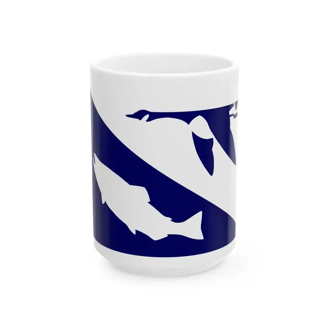 Flag of the United States Fish and Wildlife Service (United States) White Coffee Mug 15oz - Go Mug Yourself