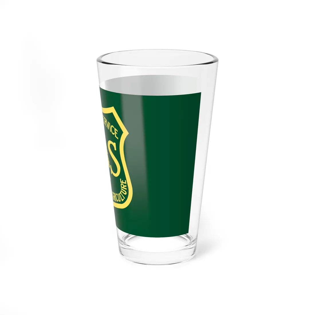 Flag of the United States Forest Service (United States) Pint Glass 16oz - Go Mug Yourself