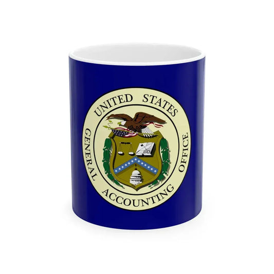 Flag of the United States General Accounting Office (United States) White Coffee Mug 11oz - Go Mug Yourself