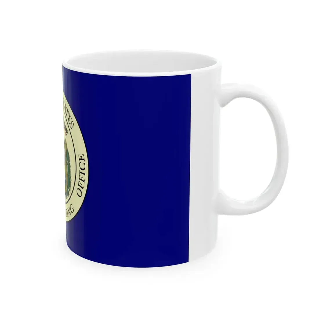 Flag of the United States General Accounting Office (United States) White Coffee Mug - Go Mug Yourself