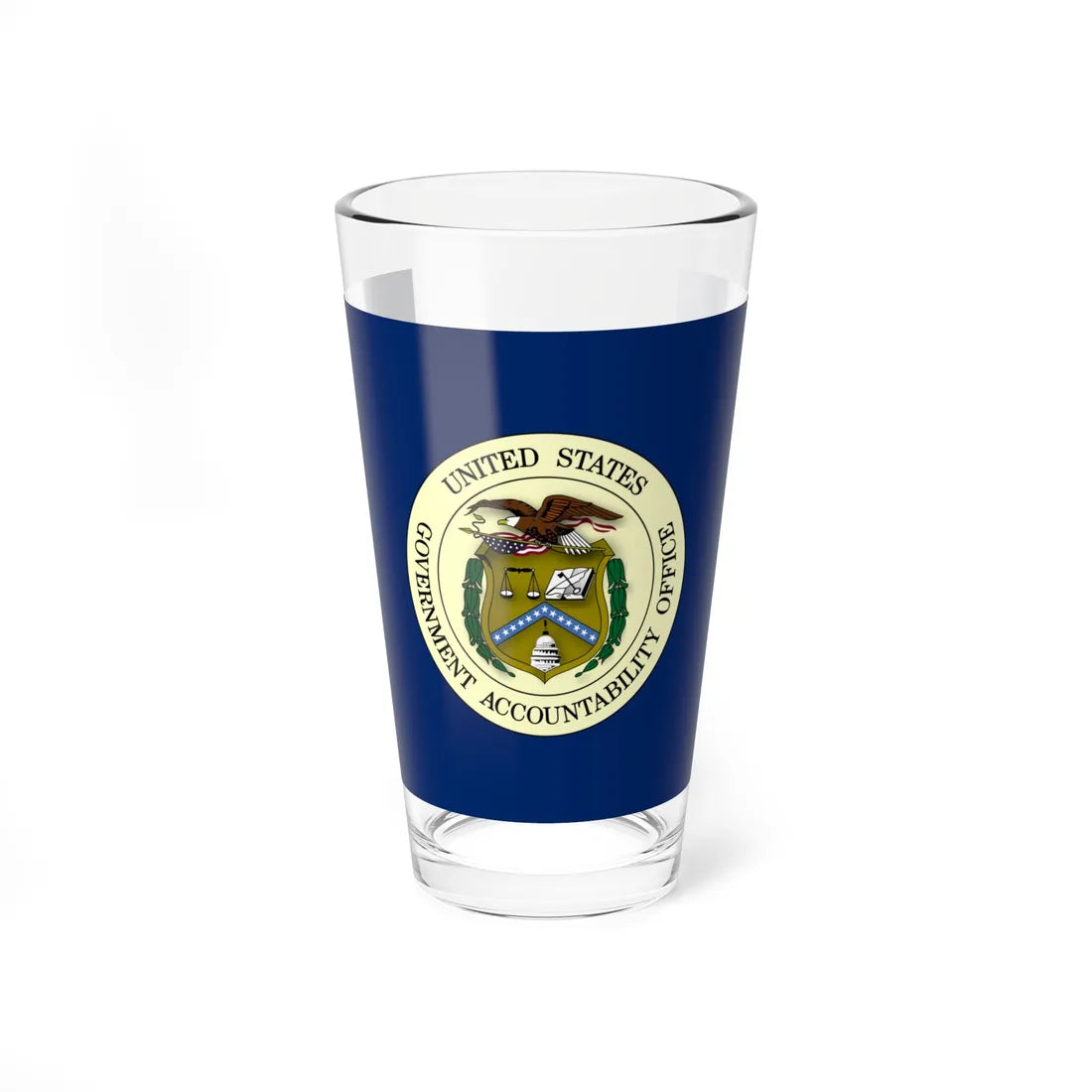 Flag of the United States Government Accountability Office (United States) Pint Glass 16oz 16oz - Go Mug Yourself
