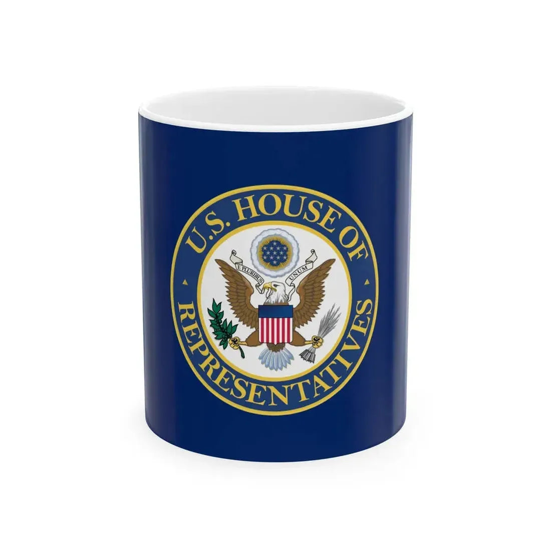 Flag of the United States House of Representatives (United States) White Coffee Mug 11oz - Go Mug Yourself